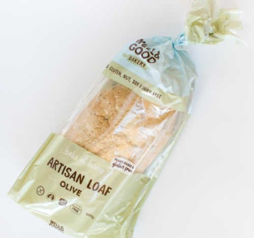 Bag of olive bread